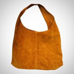 Retro Whiskey Suede Tote Bag